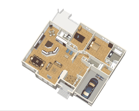 Plan 80649PM: Elegant One-Story Home Plan - Floor Plan - Main Level - European, Southern