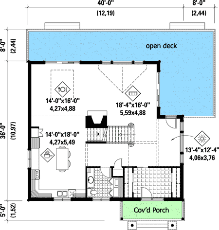 Plan 80688PM: Loaded Lower Level - Floor Plan - Main Level - European, Tudor