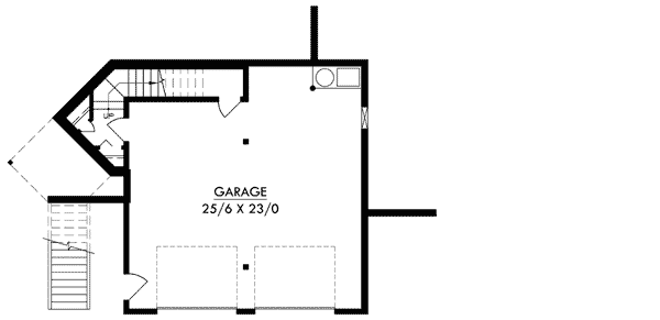 Plan 8074LB: Unique Contemporary Plan - Floor Plan - Basement - Contemporary, Northwest