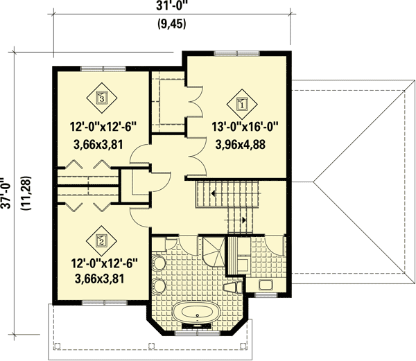 Plan 80836PM: Wonderful Open Floor Plan - Floor Plan - 2nd Floor - Country, Farmhouse