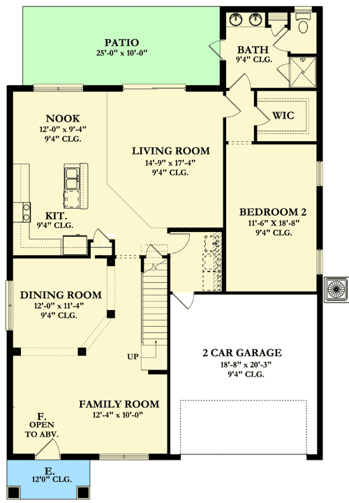 Plan 82063KA: First or Second Floor Master Suite - Floor Plan - Main Level - Florida-Style, Mediterranean