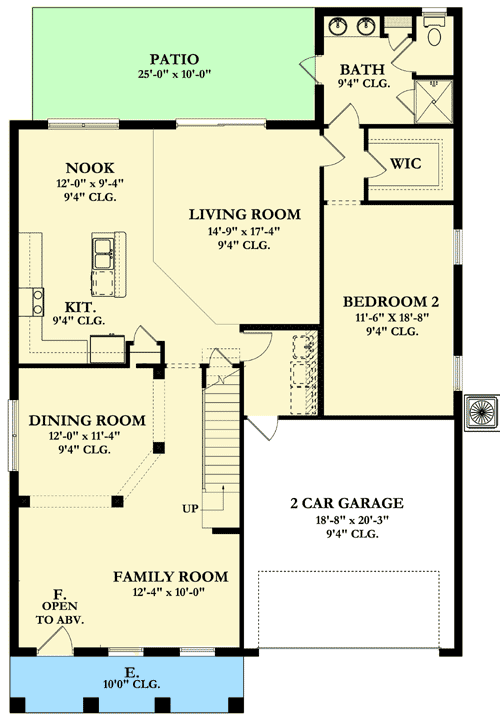 Plan 82064KA: First or Second Floor Master Suite - Floor Plan - Main Level - Florida-Style, Mediterranean, Southern