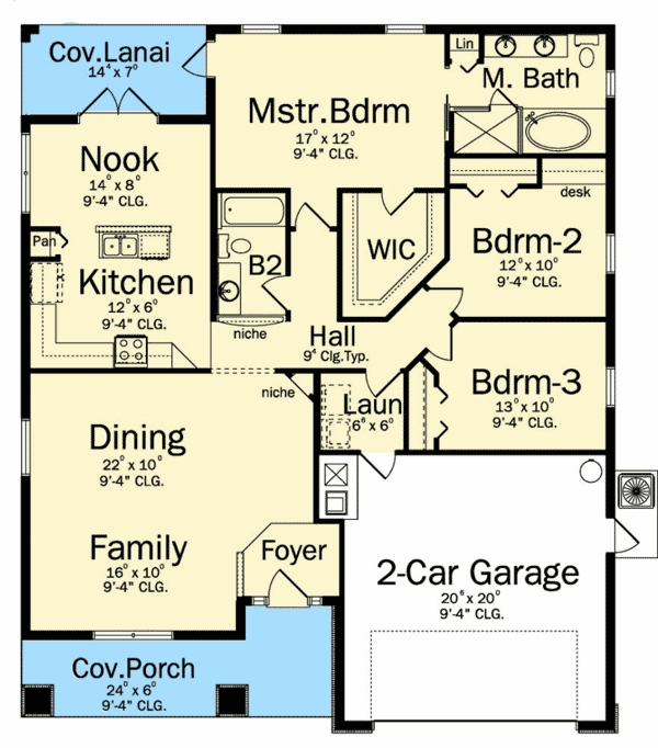 Plan 82088KA: Charming Bungalow House Plan - Floor Plan - Main Level - Craftsman, Northwest
