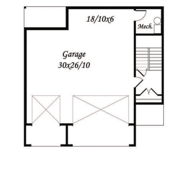 Plan 85102MS: Modern House Plan for Front-Sloping Lot - Floor Plan - Lower Level - Contemporary, Modern, Northwest