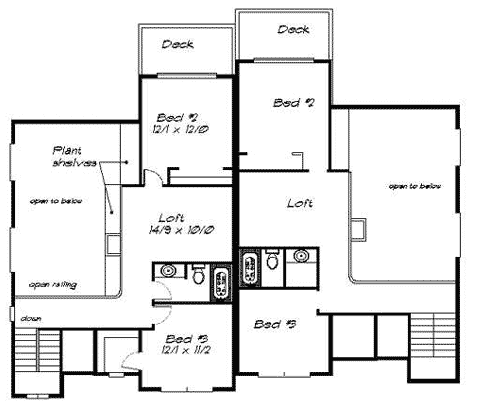 Plan 8591MS: Beautiful and Afforable to Build - Floor Plan - 2nd Floor