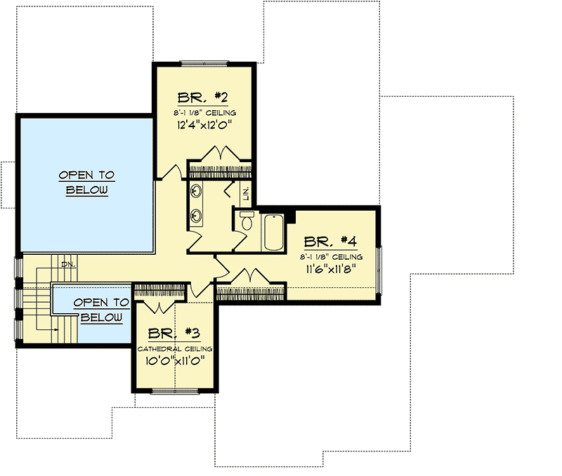 Plan 89806AH: Traditional Two-Story Home Plan - Floor Plan - 2nd Floor - Traditional
