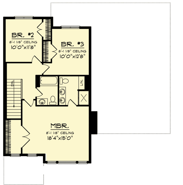 Plan 89938AH: Traditional House Plan with Smart Details - Floor Plan - 2nd Floor - Northwest, Traditional