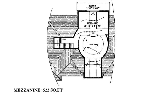 Plan 90072PD: The Finer Things in Life - Floor Plan - 3rd Floor - European