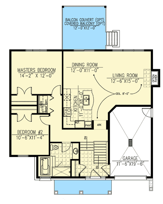 Plan 90250PD: Attractive Split-Level Home - Floor Plan - Main Level