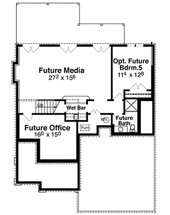 Plan 92090VS: Craftsman Cottage with Options - 2449 Sq Ft - Floor Plan - Basement - Bungalow, Cottage, Craftsman, Northwest