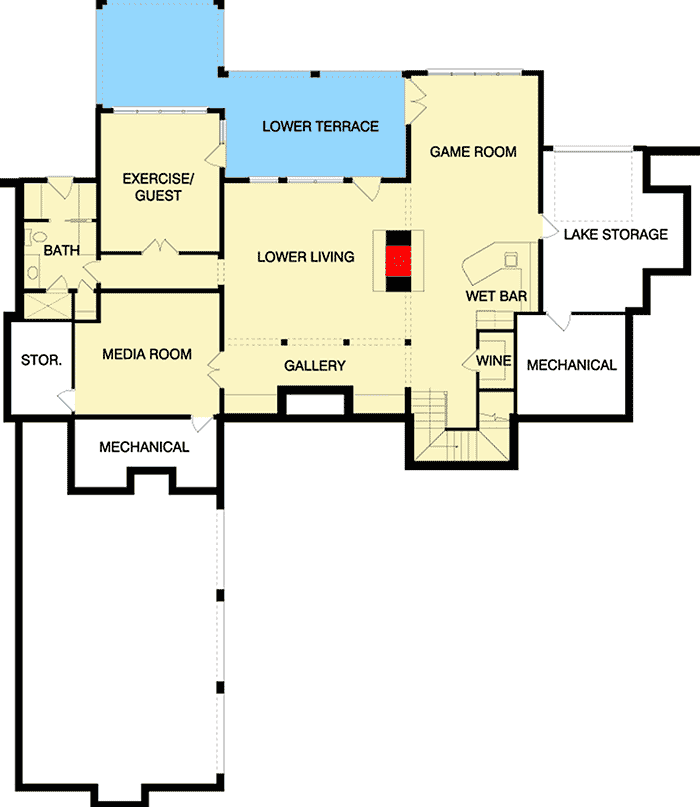 Plan 9347EL: A Few To Choose From - Floor Plan - Optional Lower Level - European