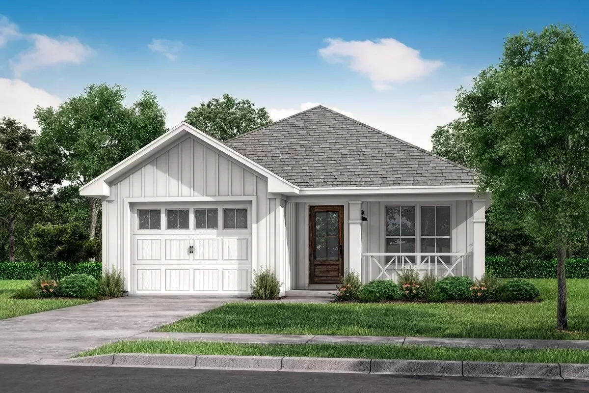 Narrow Lot Cottage Home Plan