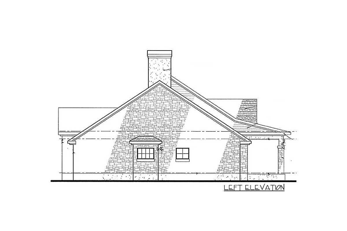 Covered Porches on Southern Home Plan 16829WG Architectural Designs