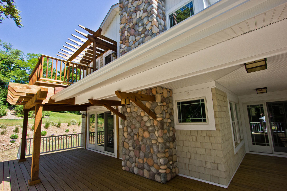 Impressive Craftsman Home Plan with Pergola - 18257BE | Architectural ...