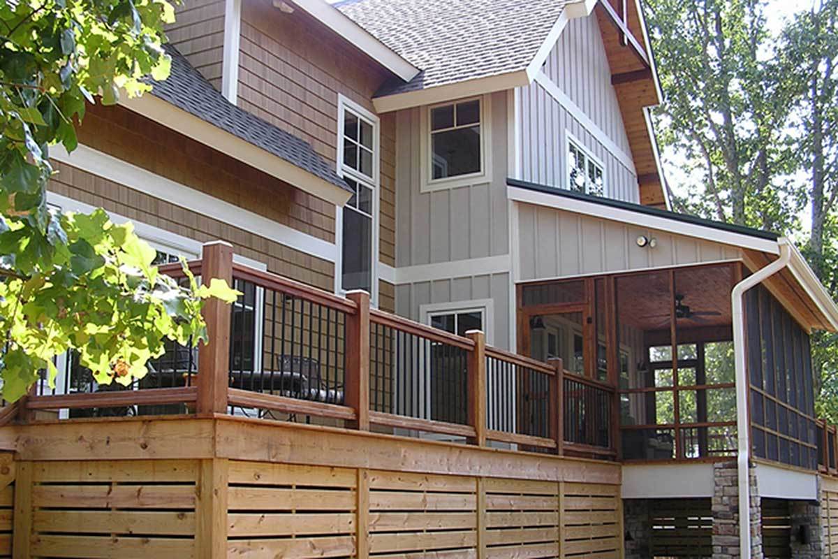 Rugged Country Home with Great Master Suite - 18708CK | Architectural ...