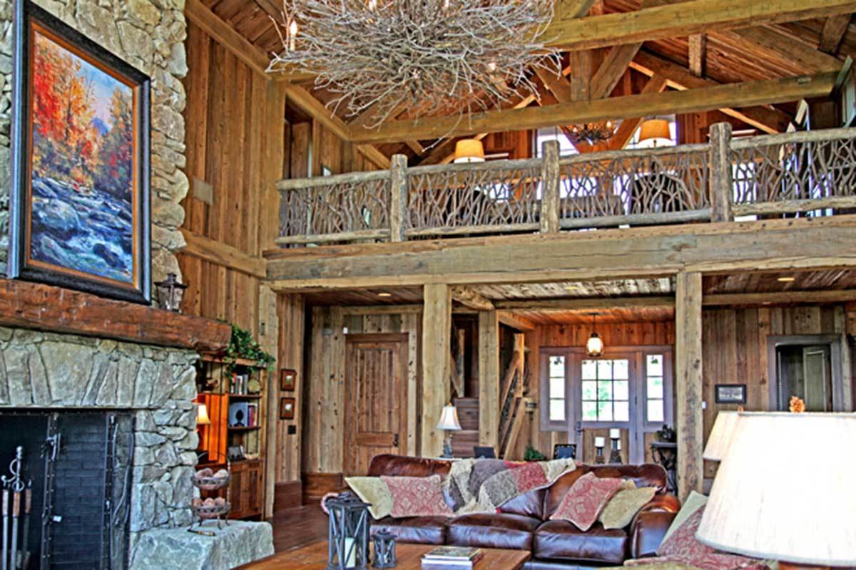 Mountain Home Plan Surrounded by Decks and Porches - 18778CK ...
