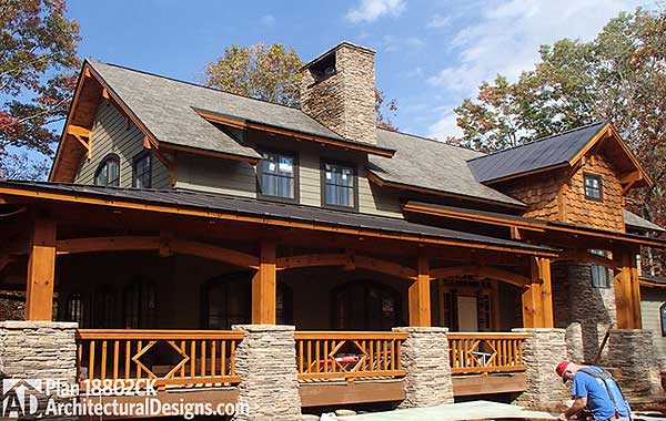 Plan 18802CK: Rugged and Rustic Inside and Out
