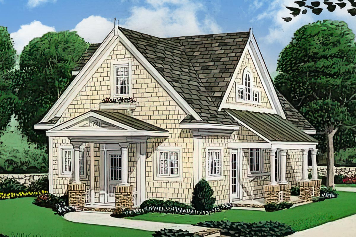 Plan 19172GT: Country Cottage Home Plan