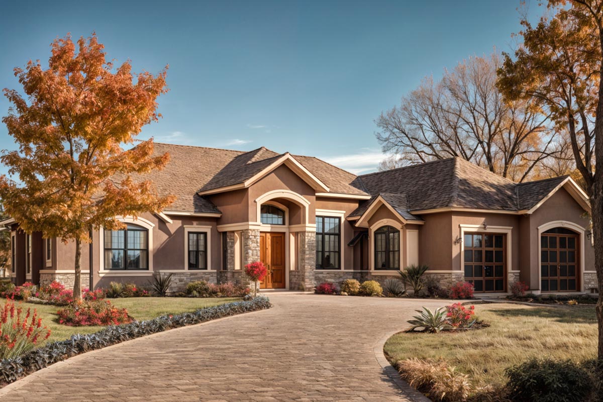 Traditional Ranch Red Plan 21668DR: Elegant 3-Bedroom Traditional Ranch with Open Living and ...