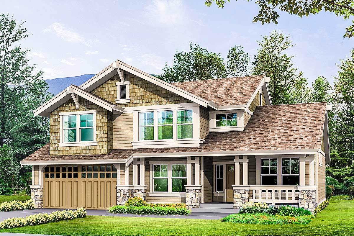 Craftsman Design With Multiple Versions To Choose From - 23026JD ...