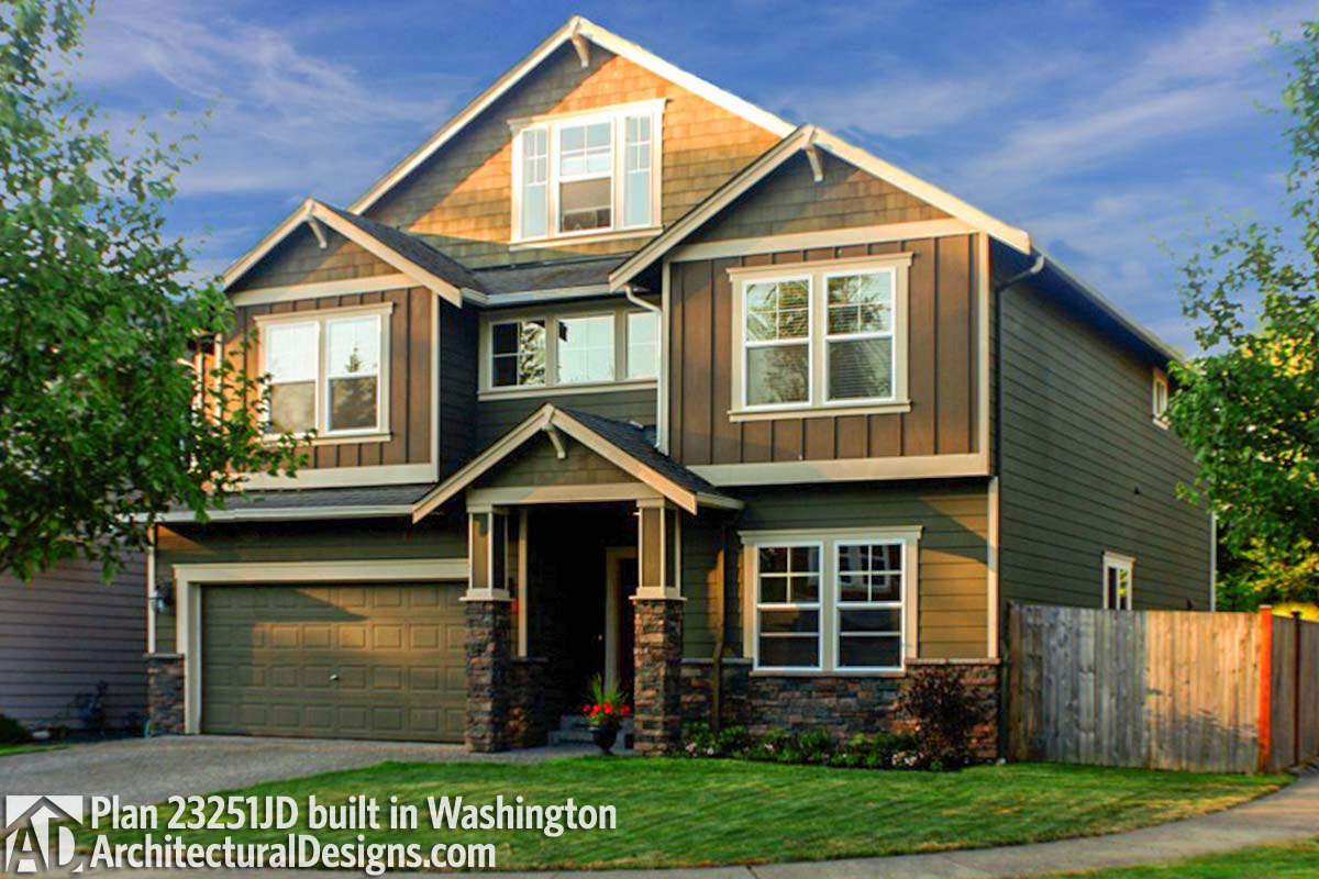 House Plan 23251JD comes to life in Washington