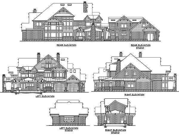 Luxury Craftsman Home Plan - 23291JD | Architectural Designs - House Plans