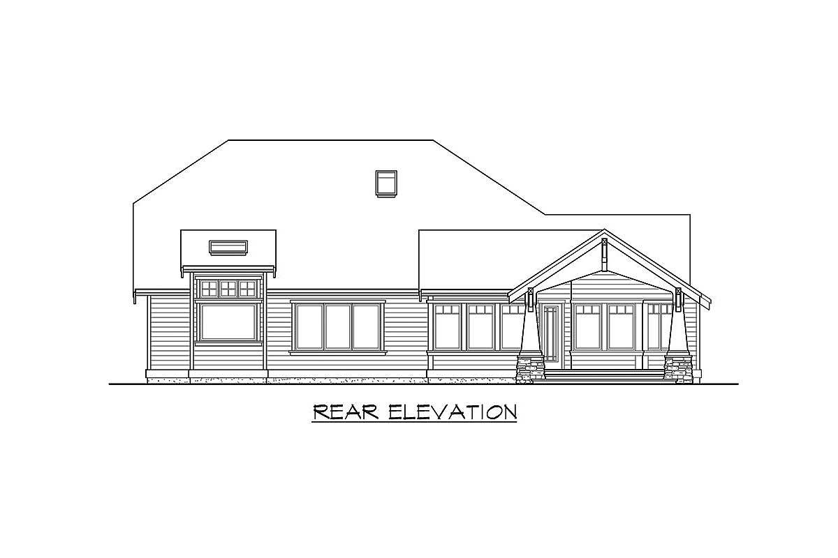 Image showcasing Rambler with Outdoor Living Room - 23381JD | Architectural Designs ...