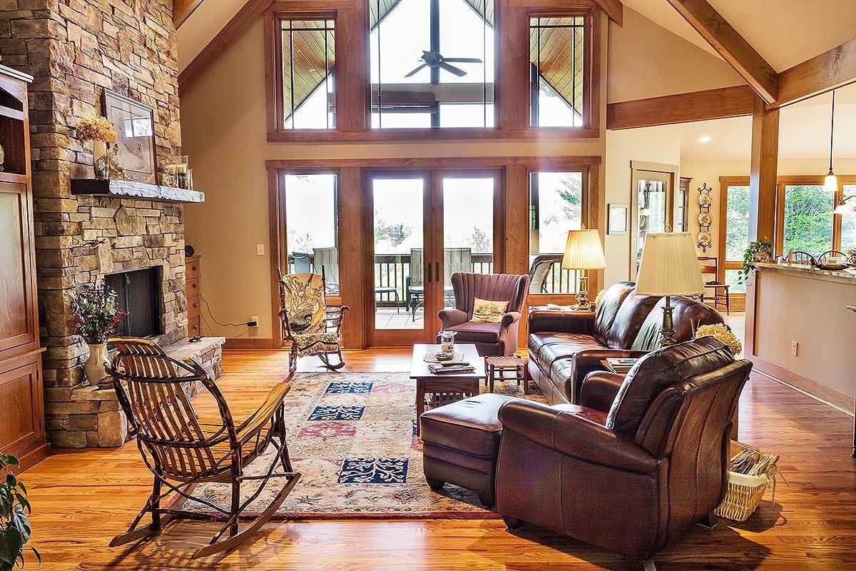 Mountain Home Plan With Great Outdoor Spaces - 3207 Sq Ft - 26710GG ...
