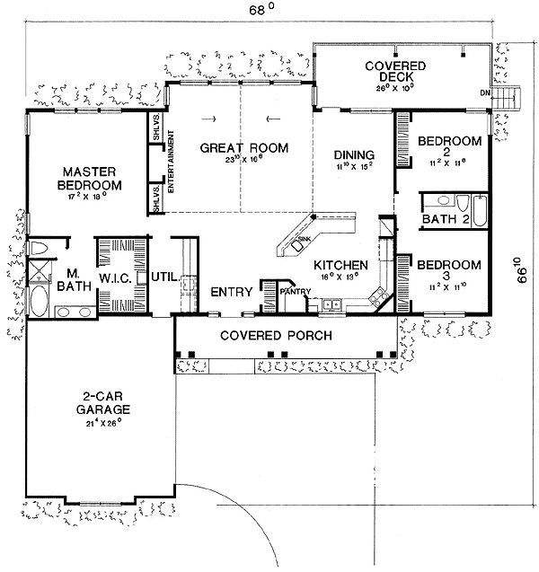 Two Covered Porches 3029D Architectural Designs House Plans