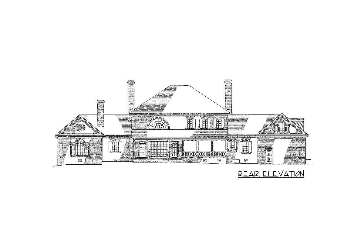 Stately Southern Home Plan - 32484WP | Architectural Designs - House Plans