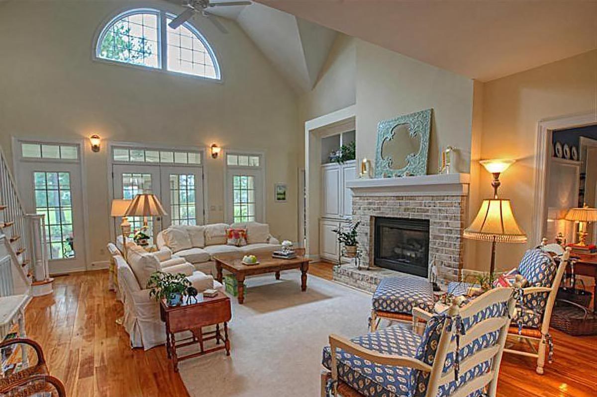 Three Bedroom House Plan With Porches In Front and Back - 32489WP ...