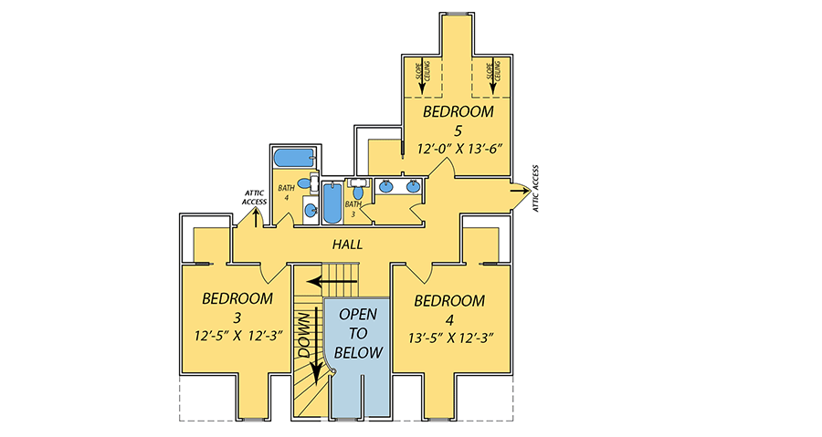 Dynamic Country House Plan with Safe Room - 83887JW | Architectural ...