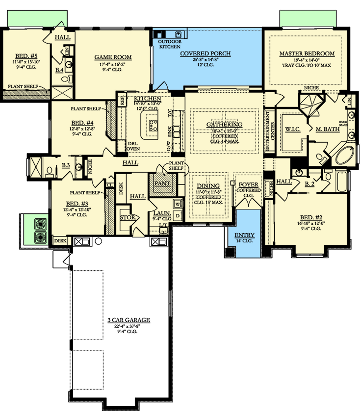 Image result for Plan 82193KA: Mediterranean House Plan Loaded with High End Features