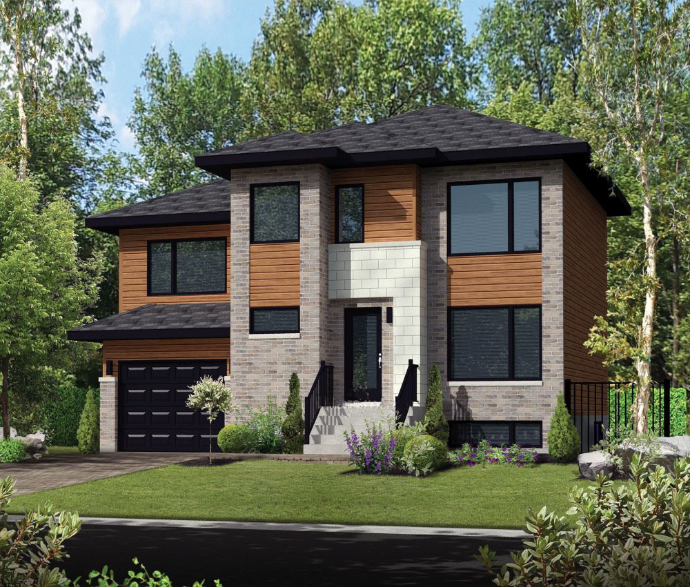 Picture of Compact Modern House Plan - 80884PM | Architectural Designs - House Plans