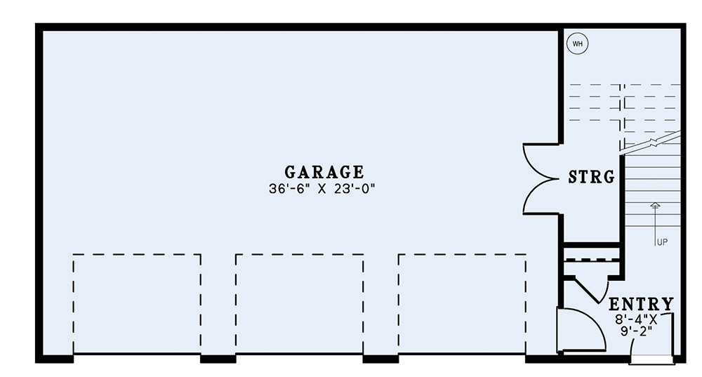 Plan 60696ND: 3-Car Craftsman Style Carriage House Plan - Floor Plan - Main Level - Carriage, Craftsman