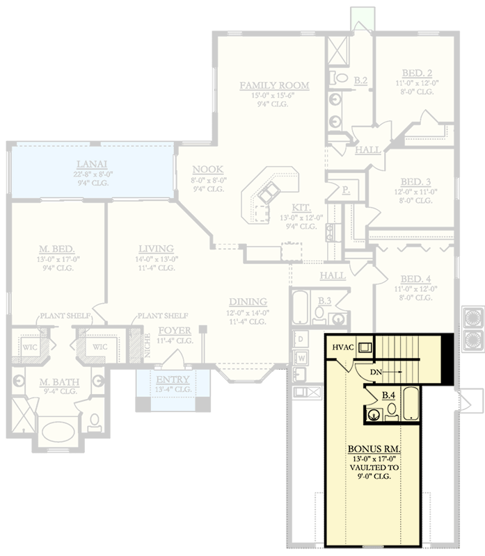 Plan 82210KA: Lovely and Spacious - Floor Plan - 2nd Floor - European, Southern