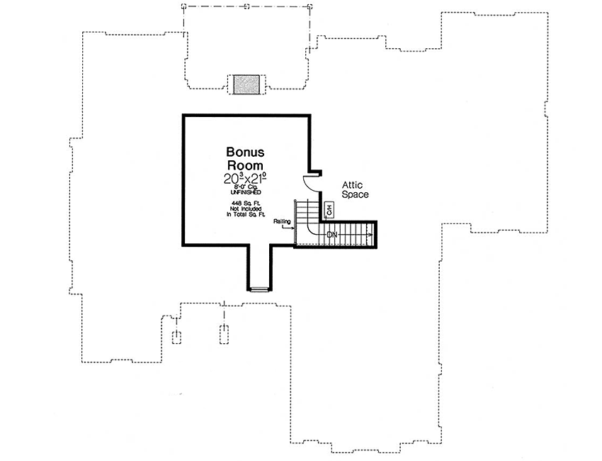 Plan 48534FM: Impressive French Country House Plan - Floor Plan - Bonus Level - European, French Country