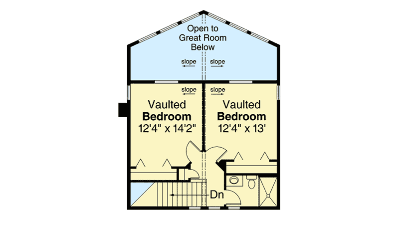 Plan 72896DA: Lodge-Like Living With Amazing Views - Floor Plan - 2nd Floor - Mountain, Northwest, Vacation