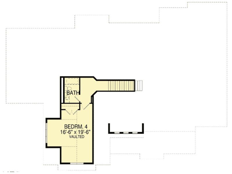 Plan 290042IY: Expandable European House Plan - Floor Plan - 2nd Floor - European, Traditional