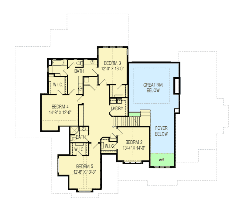 Plan 290052IY: Well-Designed Craftsman House Plan - Floor Plan - 2nd Floor - Craftsman, Northwest, Traditional