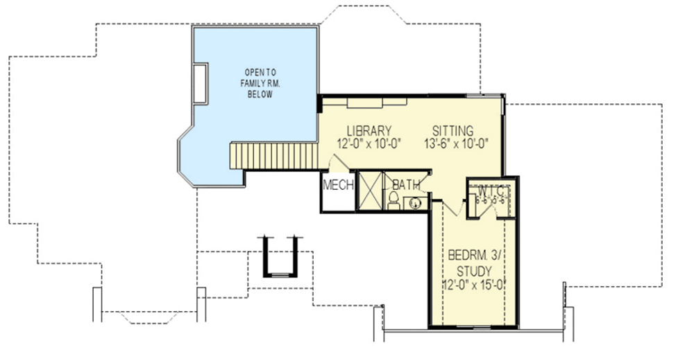 Plan 290057IY: Refined European House Plan with Optional Finished Lower Level - Floor Plan - 2nd Floor - European, French Country, Traditional