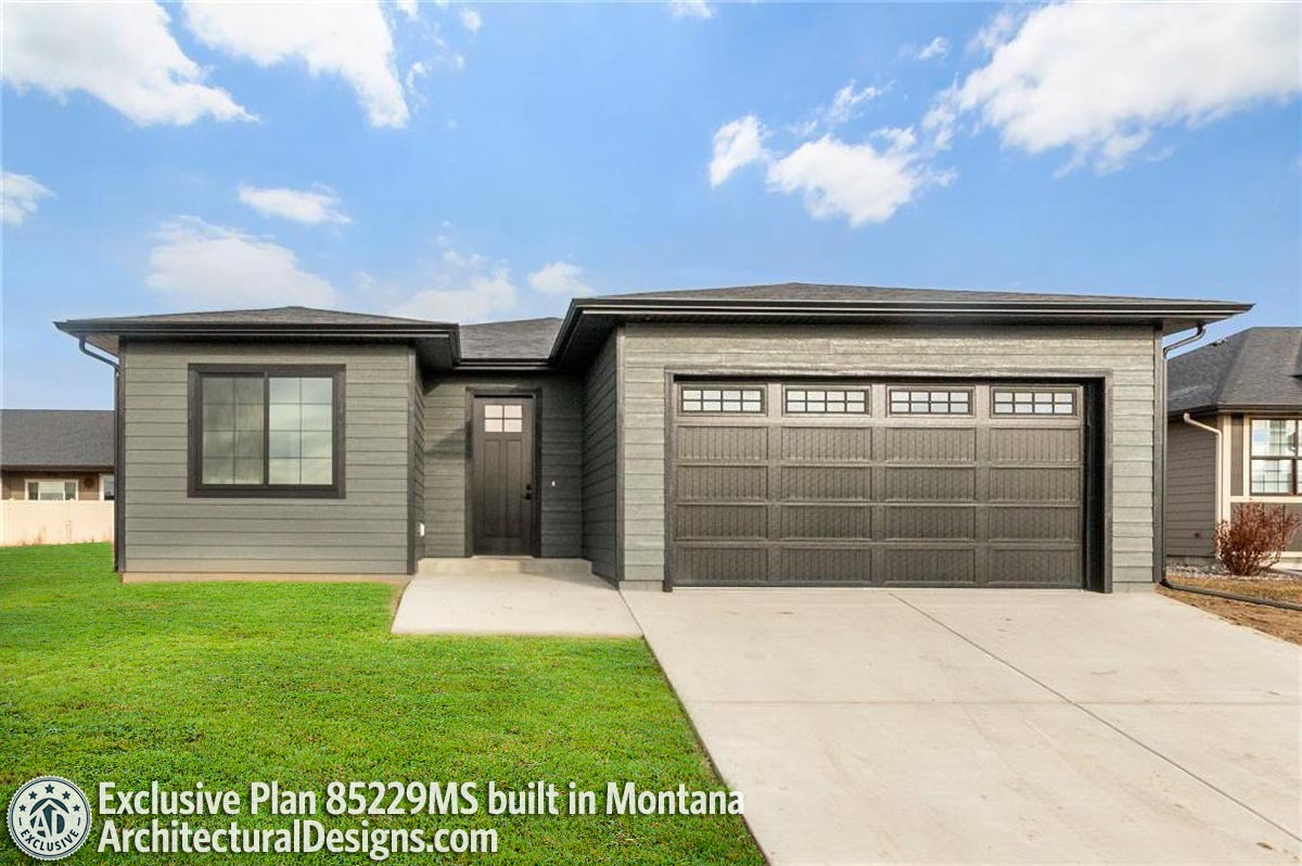 Plan 85229MS: Functional Modern Prairie One-Story House Plan