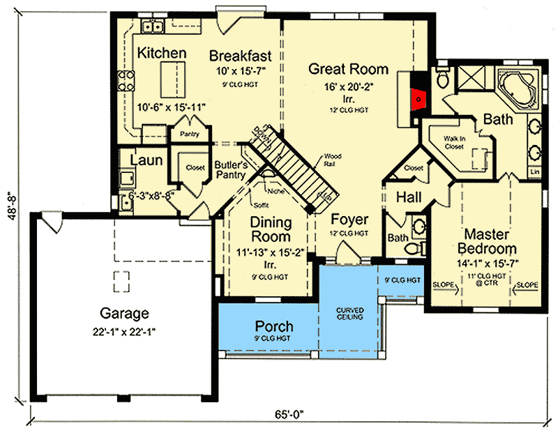 Plan 39272ST: Exciting European House Plan - Floor Plan - Main Level - European, Traditional