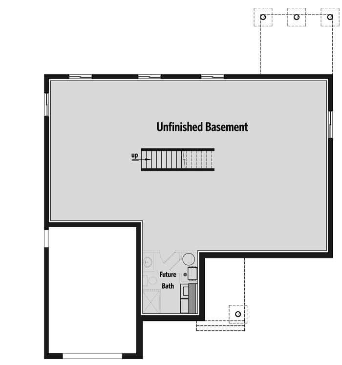 Plan 22500DR: Craftsman House Plan with Rustic Detailing - Floor Plan - Lower Level - Craftsman, Northwest