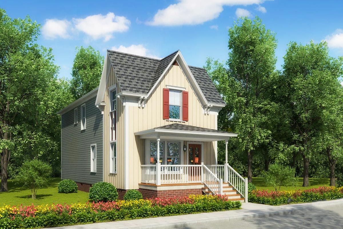 Cozy 3-Bedroom Country Home Plan - 31539GF | Architectural Designs ...
