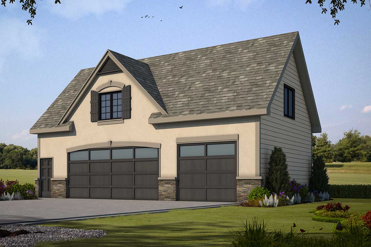 French Country Garage Apartment Plan - 42552DB | Architectural Designs ...