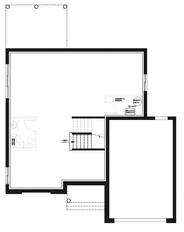 Plan 22531DR: Modern Meets Country Meets Craftsman House Plan - Floor Plan - Lower Level - Country, Craftsman, Farmhouse, Northwest