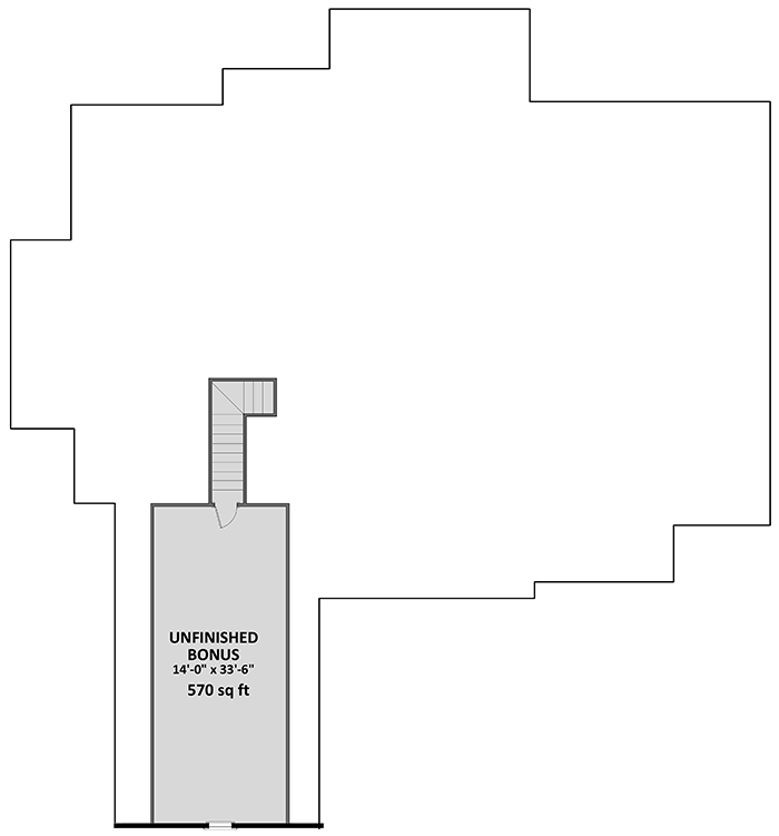 Plan 46371LA: Beautiful 4-Bed Farmhouse Plan with 3-Car Garage - Floor Plan - Bonus - Country, Farmhouse, New American