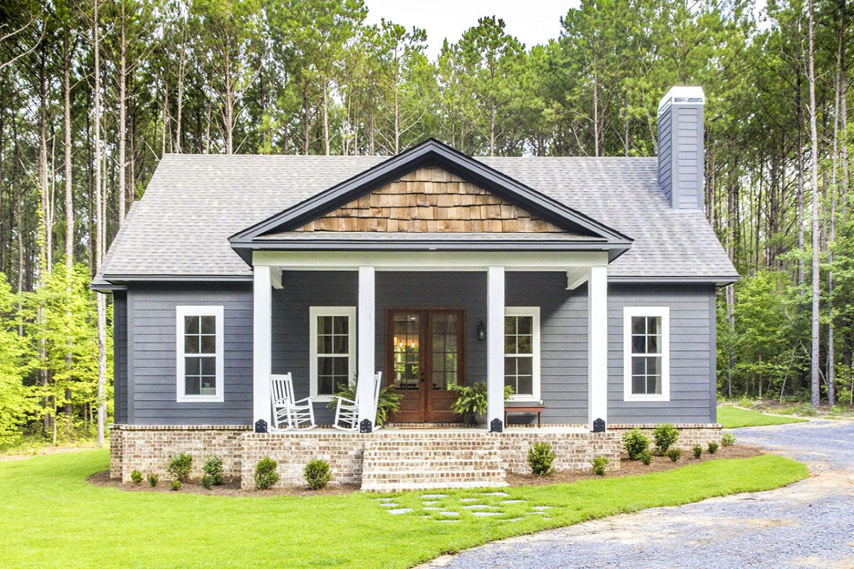 Plan 86339HH: Storybook Bungalow with Large Front and Back Porches ...