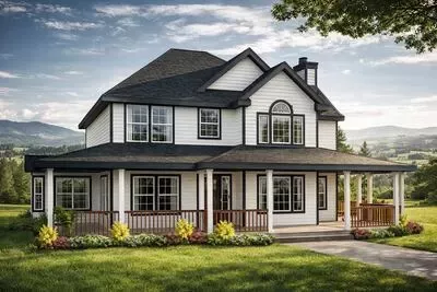 Cost-to-Build Report for Plan 72998DA: Two-Story Country House Plan ...